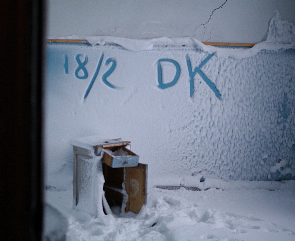 Writing on the wall in snow